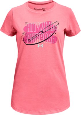 Girls' UA Hit With Purpose Short Sleeve | Under Armour